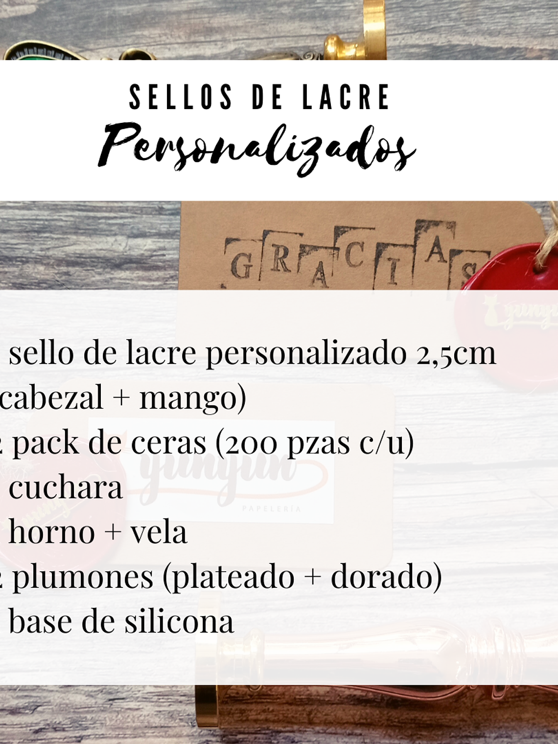 Pack Atelier -  Sellos Personalizados - 2,5cm 2