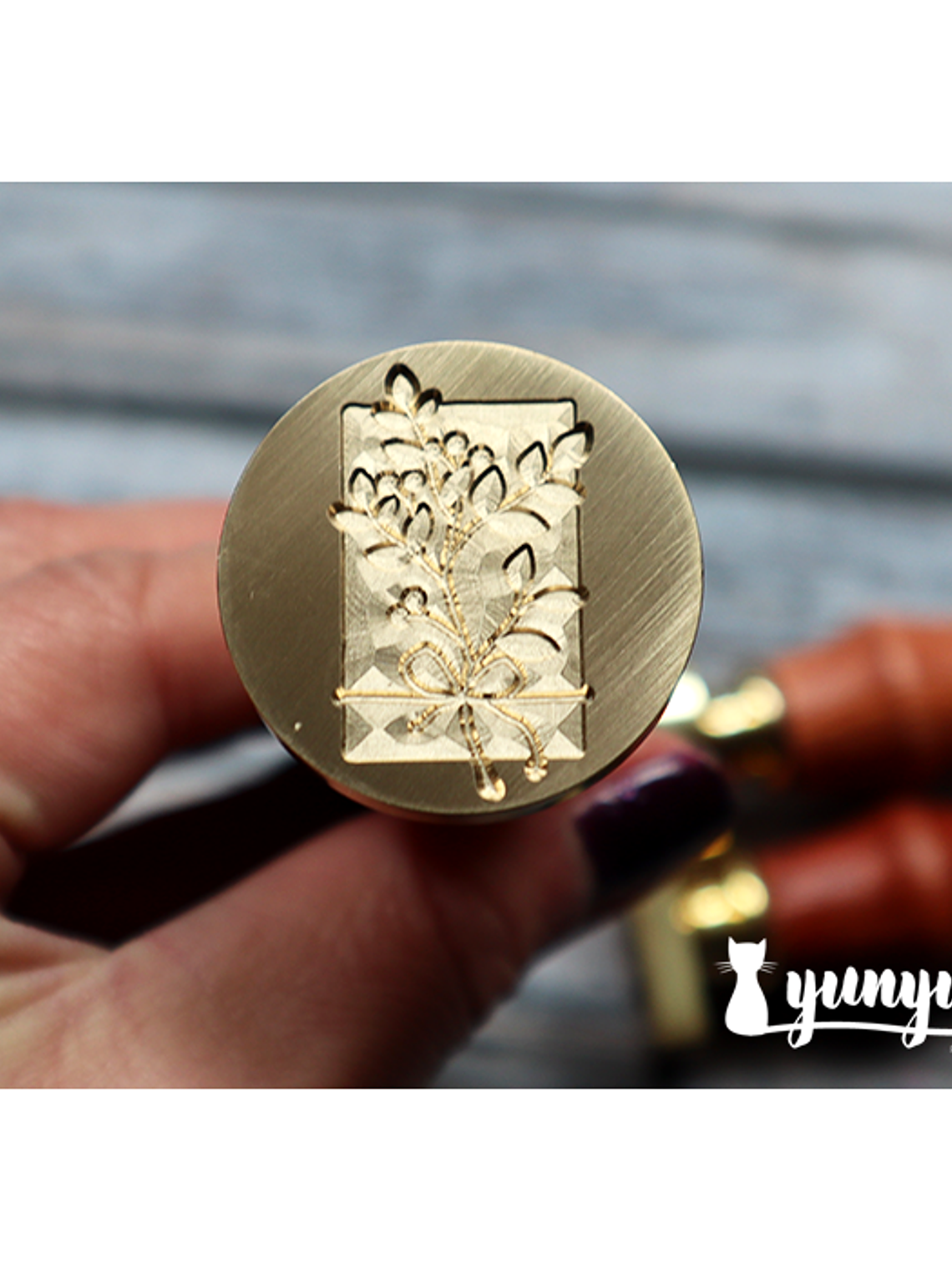 Sello de Lacre Ramas Botánica - 3cm 1