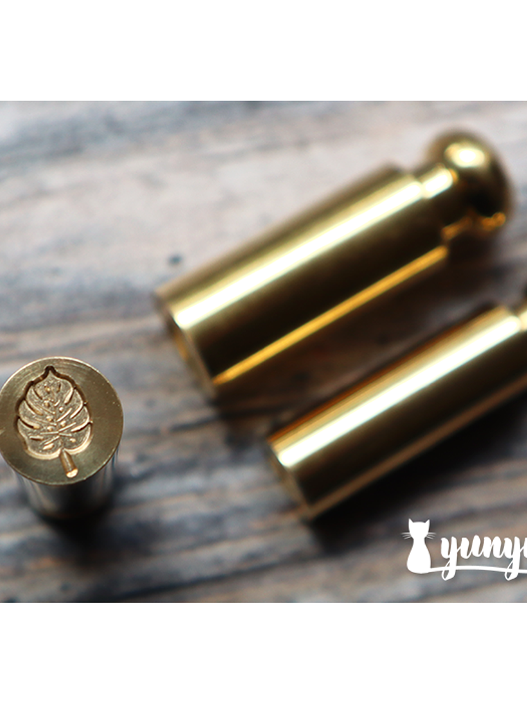 Sello de Lacre Hoja Botánica II - 1cm 2