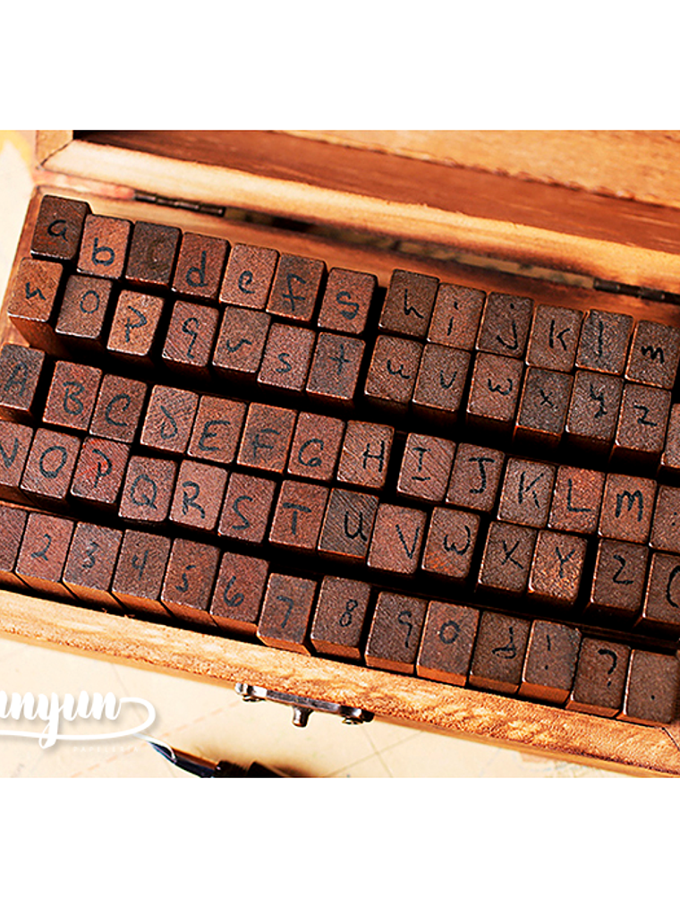 Set Timbres Abecedario - 70 pzas 2