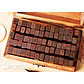 Set Timbres Abecedario - 70 pzas - Miniatura 2