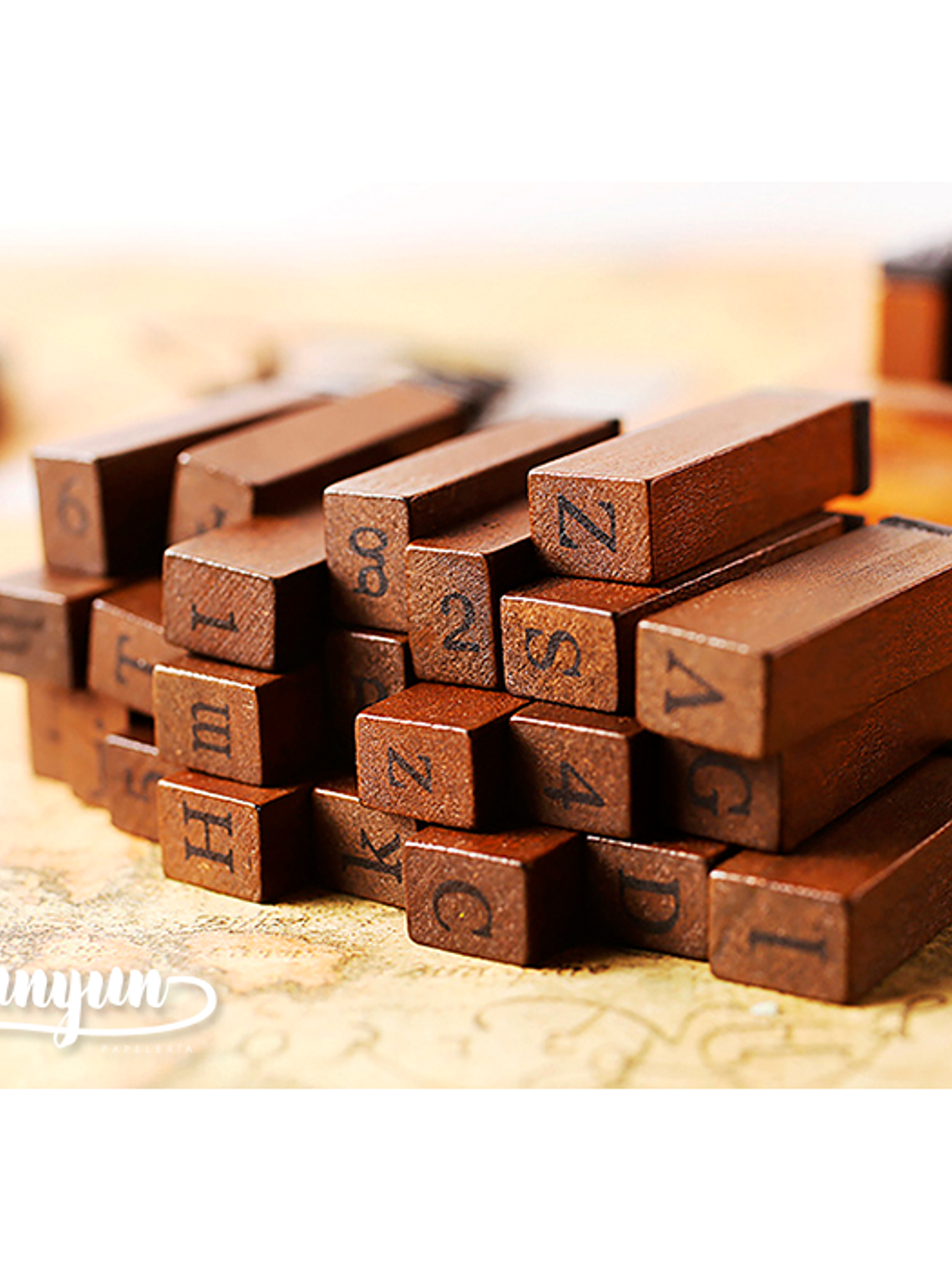 Set Timbres Abecedario - 70 pzas 9