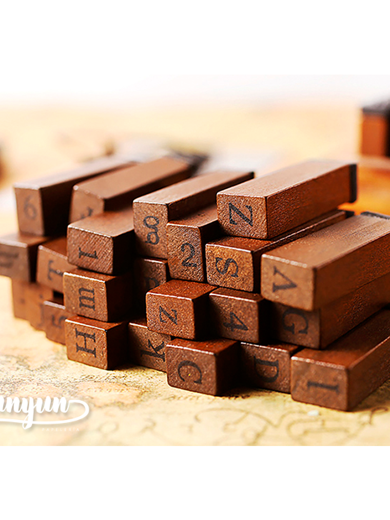 Set Timbres Abecedario - 70 pzas 9