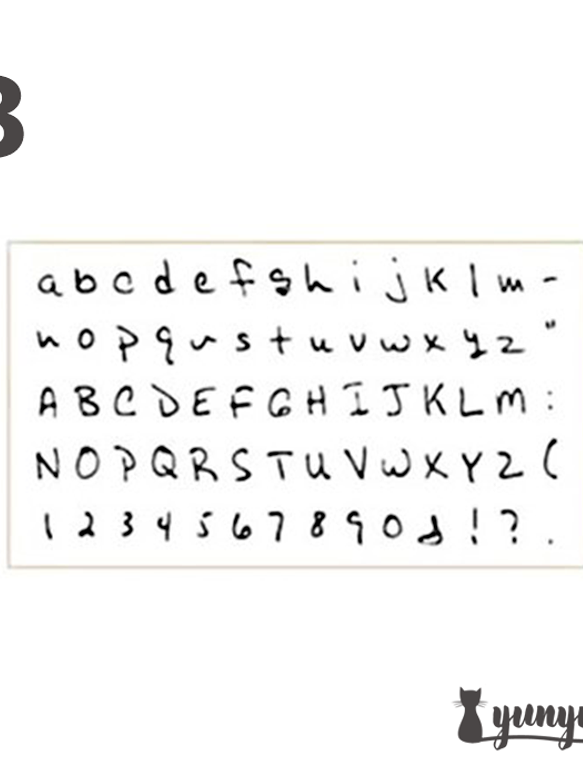 Set Timbres Abecedario - 70 pzas 11