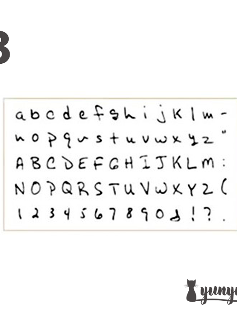 Set Timbres Abecedario - 70 pzas 11