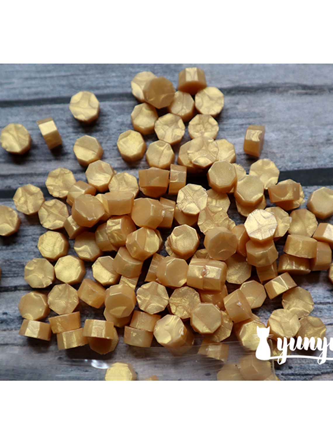 Lacre Dorado Claro - 200 pzas 4