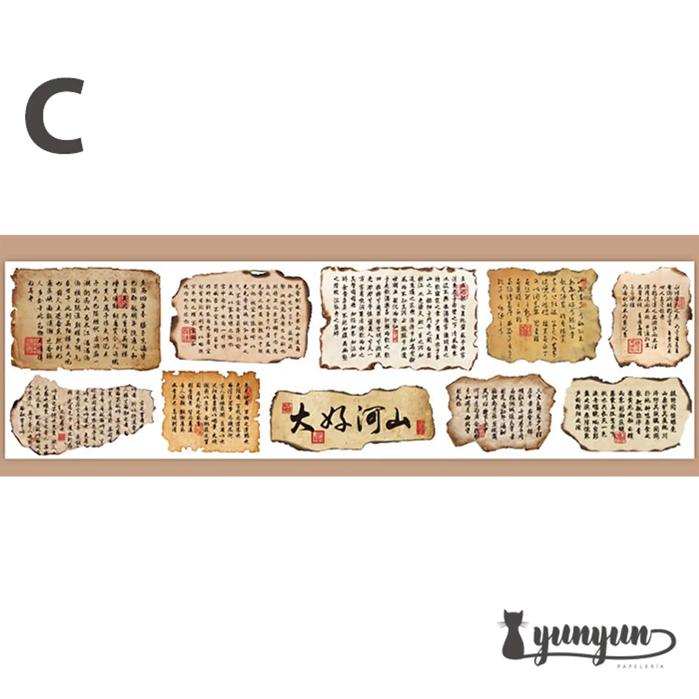 Washi Tape Oriental - 10cm 10