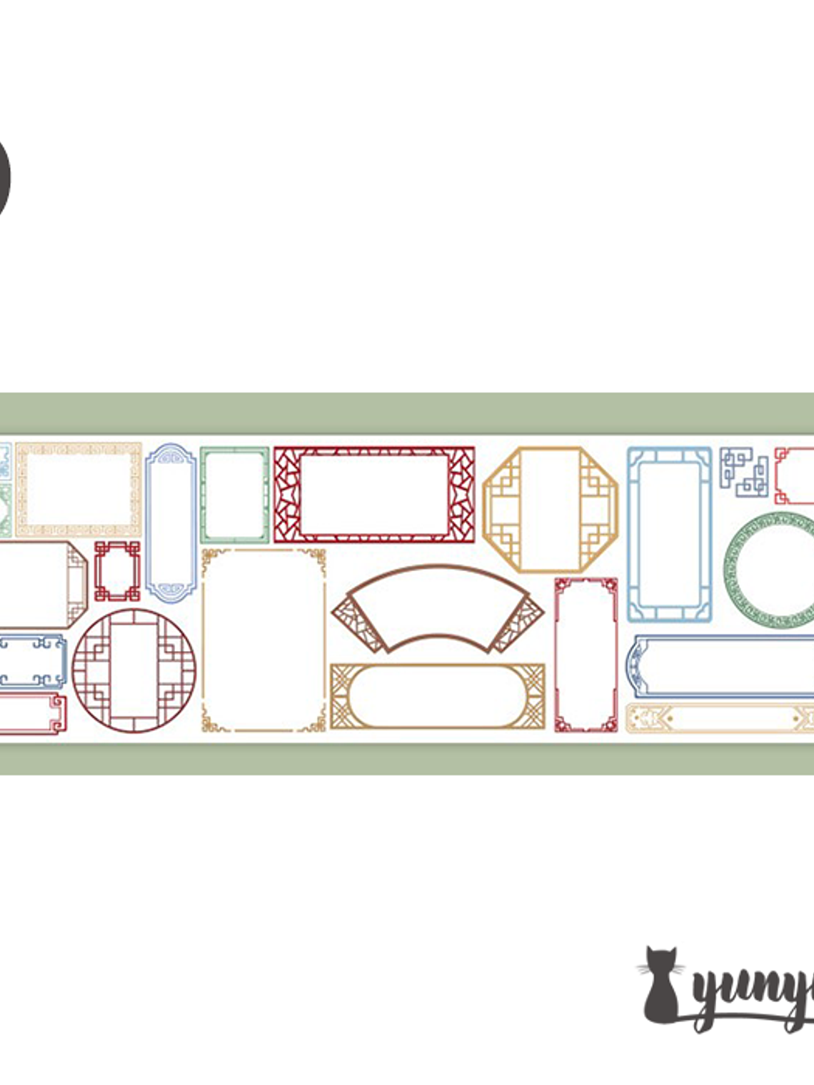 Washi Tape Oriental - 10cm 11