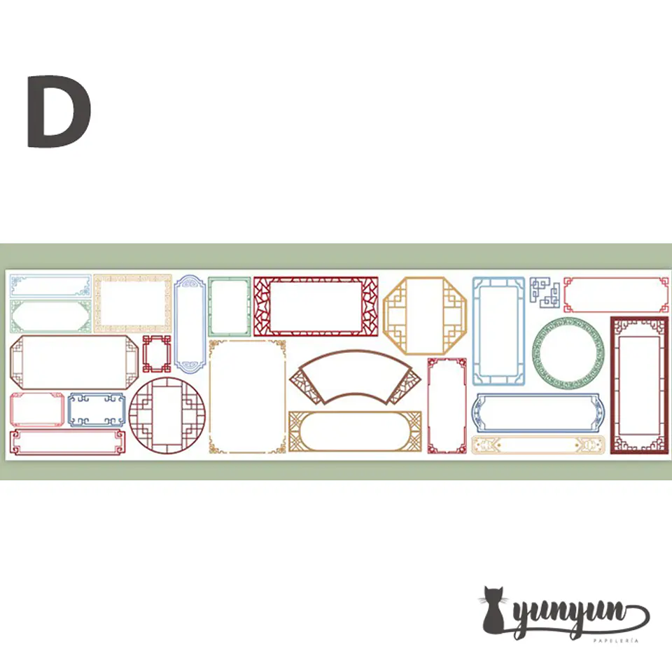 Washi Tape Oriental - 10cm 11