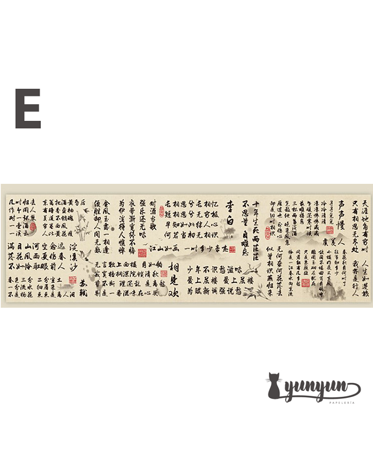 Washi Tape Oriental - 10cm