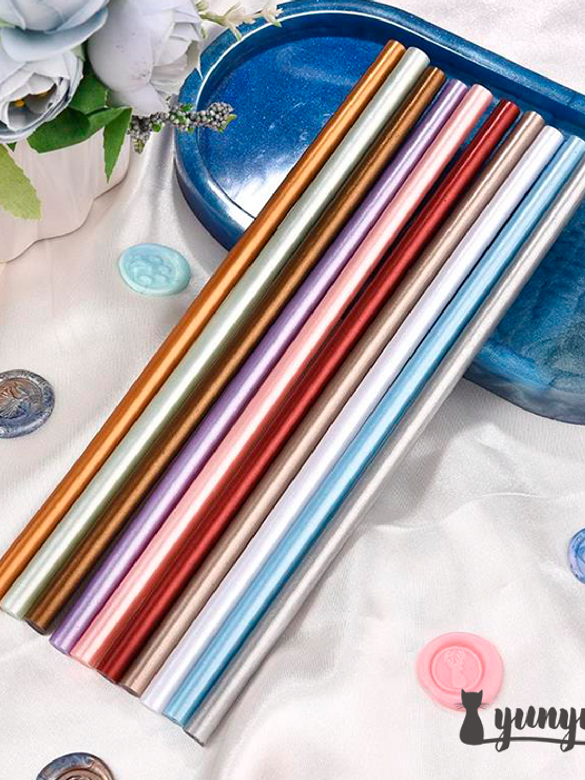 Barra lacre/cera para pistola -  5 pzas 2