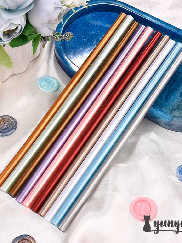 Barra lacre/cera para pistola -  5 pzas 2