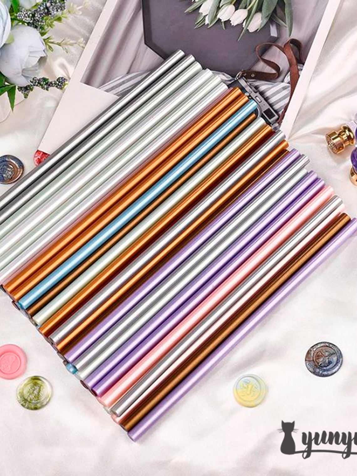 Barra lacre/cera para pistola -  5 pzas 3