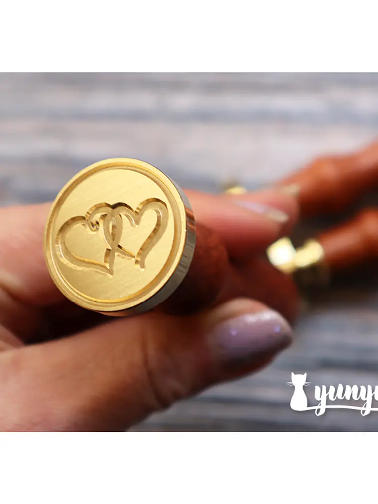 Sello de Lacre Corazones II -  2,5cm 2