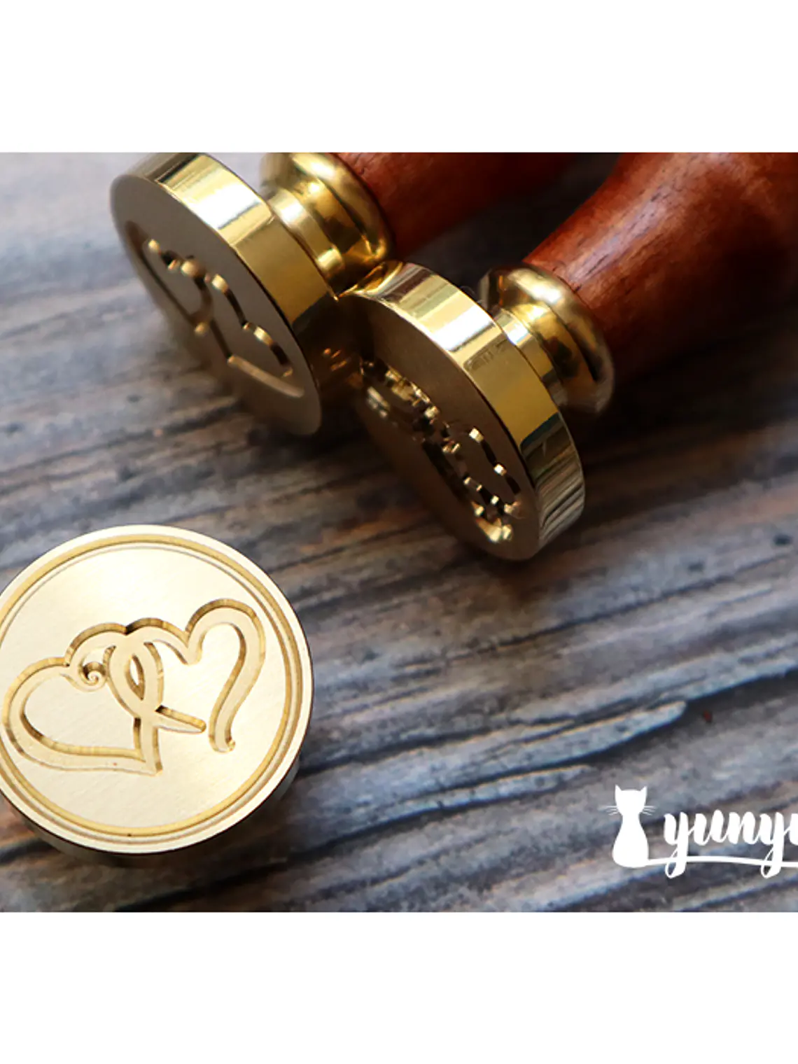 Sello de Lacre Corazones II -  2,5cm 3