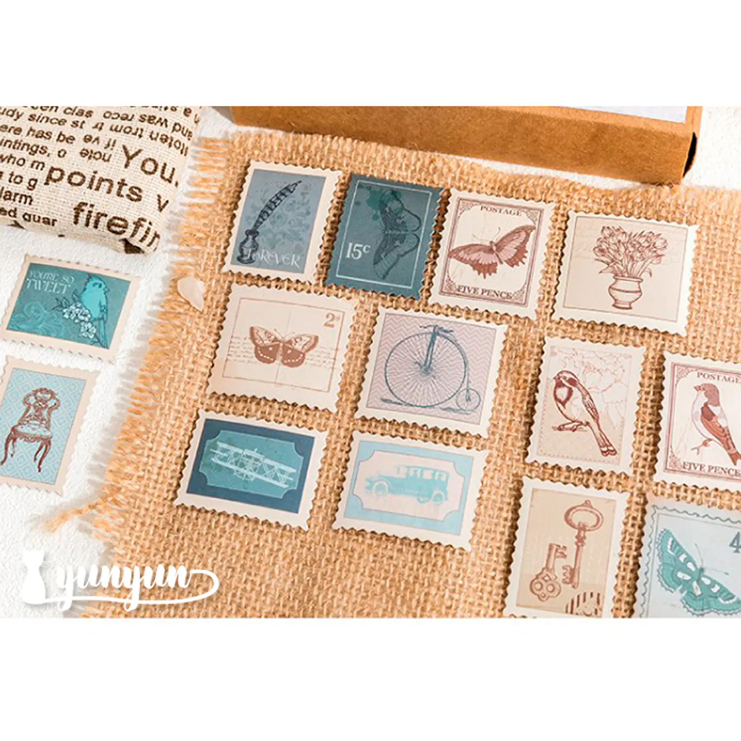 Caja Natural Stamps - 45 pzas 3