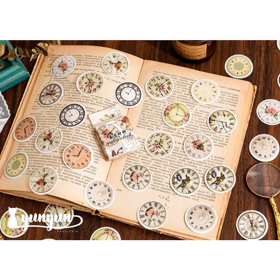 Caja Stickers Clock - 45 pzas 3
