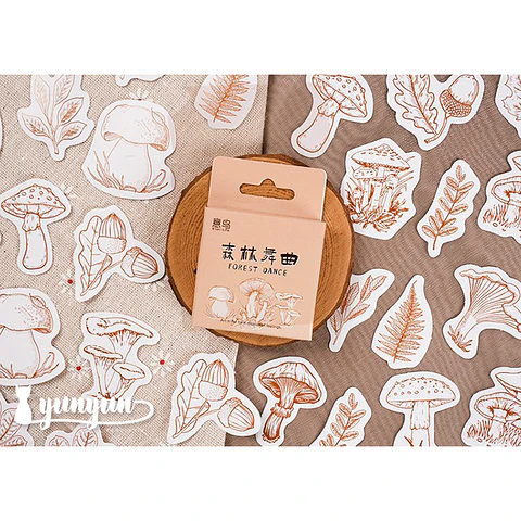 Caja Stickers Forest - 45 pzas