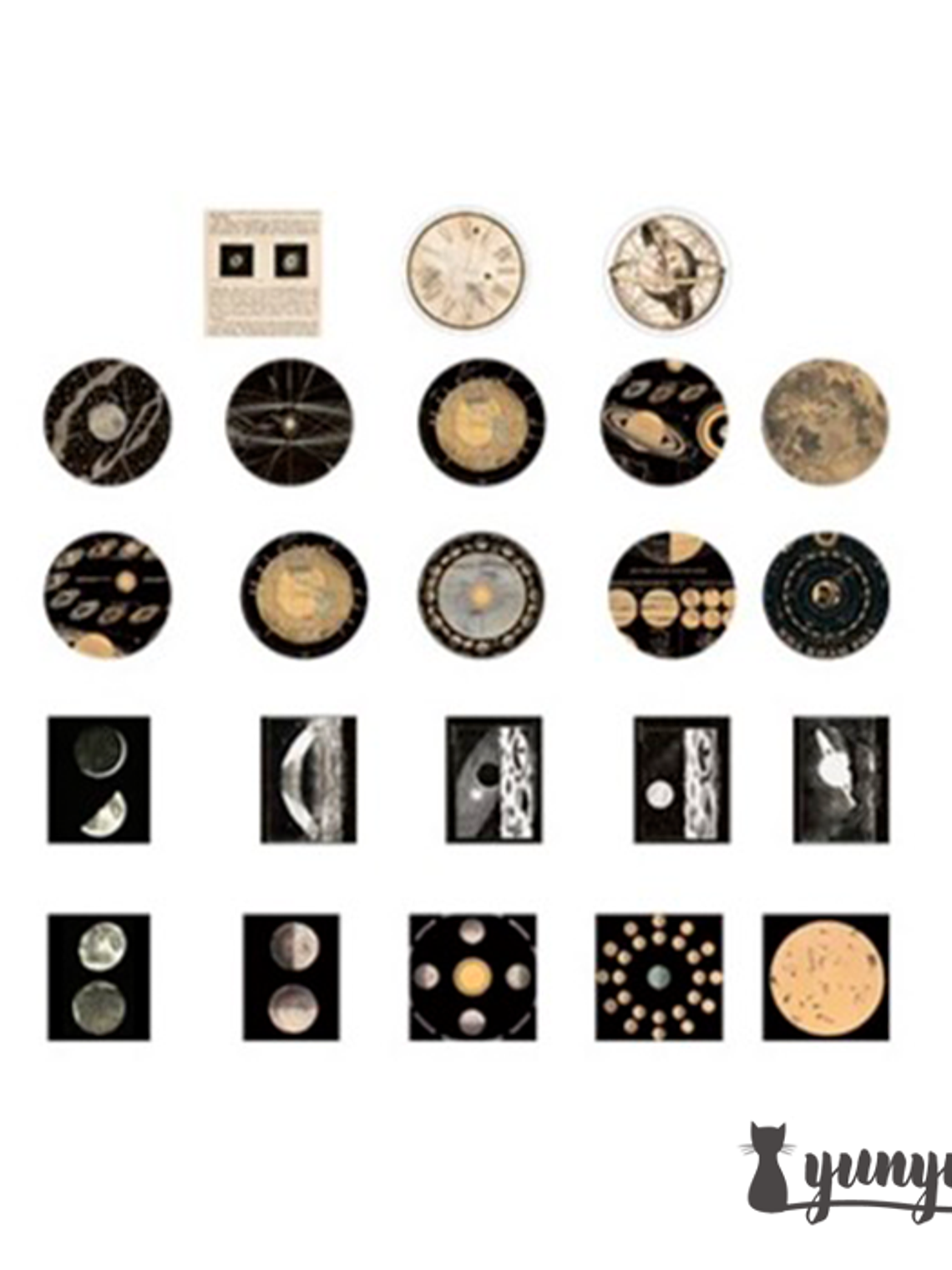 Caja Stickers Cósmico II - 45 pzas 2