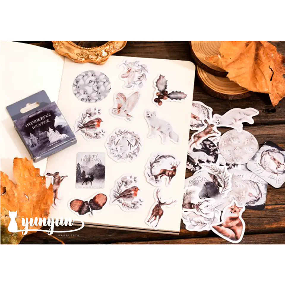 Caja Stickers Wonderful Winter - 45 pzas 1
