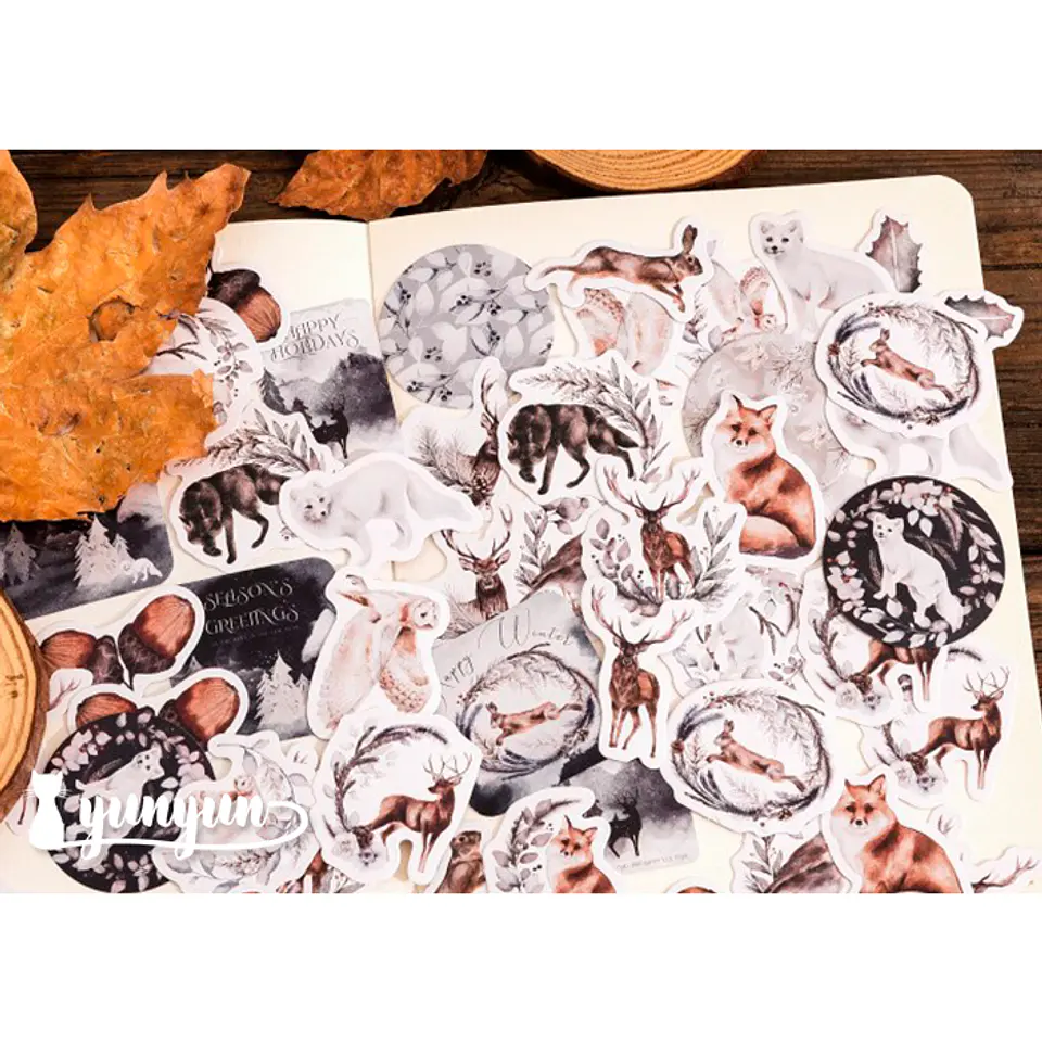 Caja Stickers Wonderful Winter - 45 pzas 3