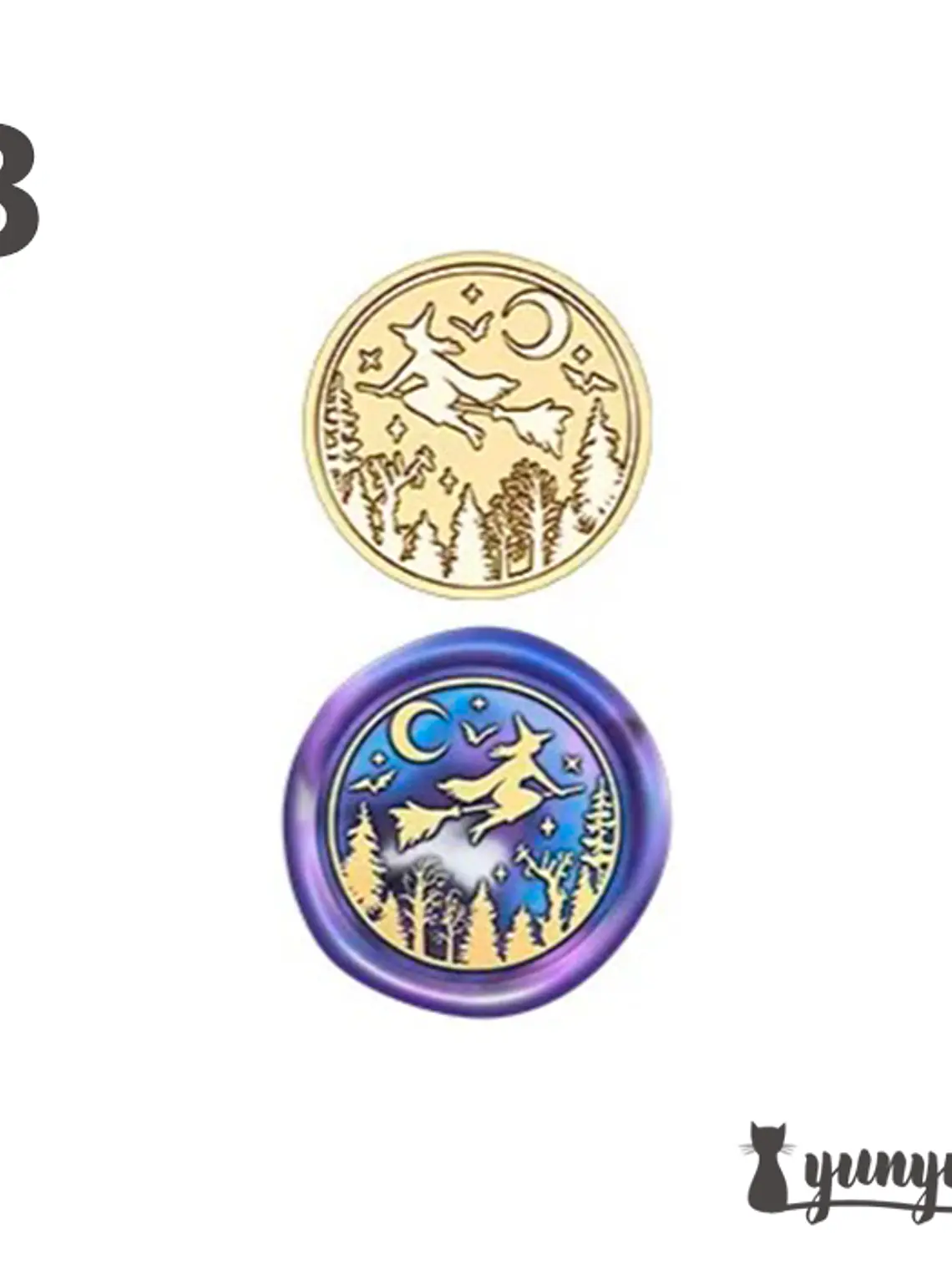 Cabezal Sello de Lacre Halloween - 2,5cm 7