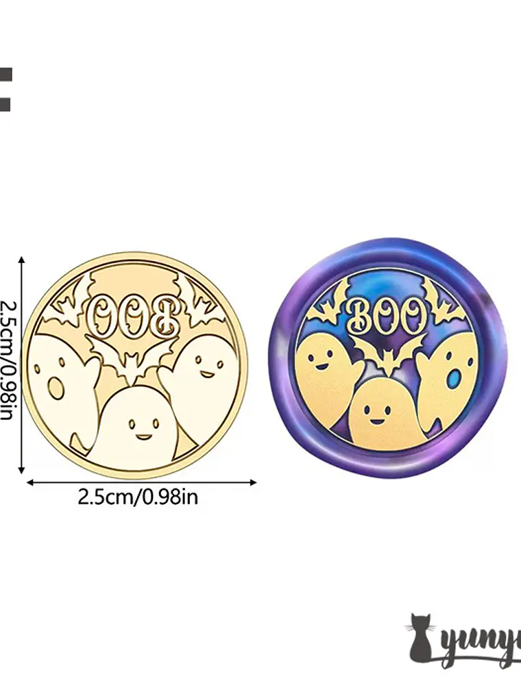 Cabezal Sello de Lacre Halloween - 2,5cm 11