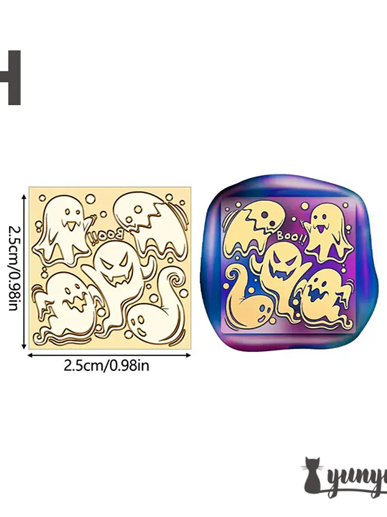 Cabezal Sello de Lacre Halloween - 2,5cm 13