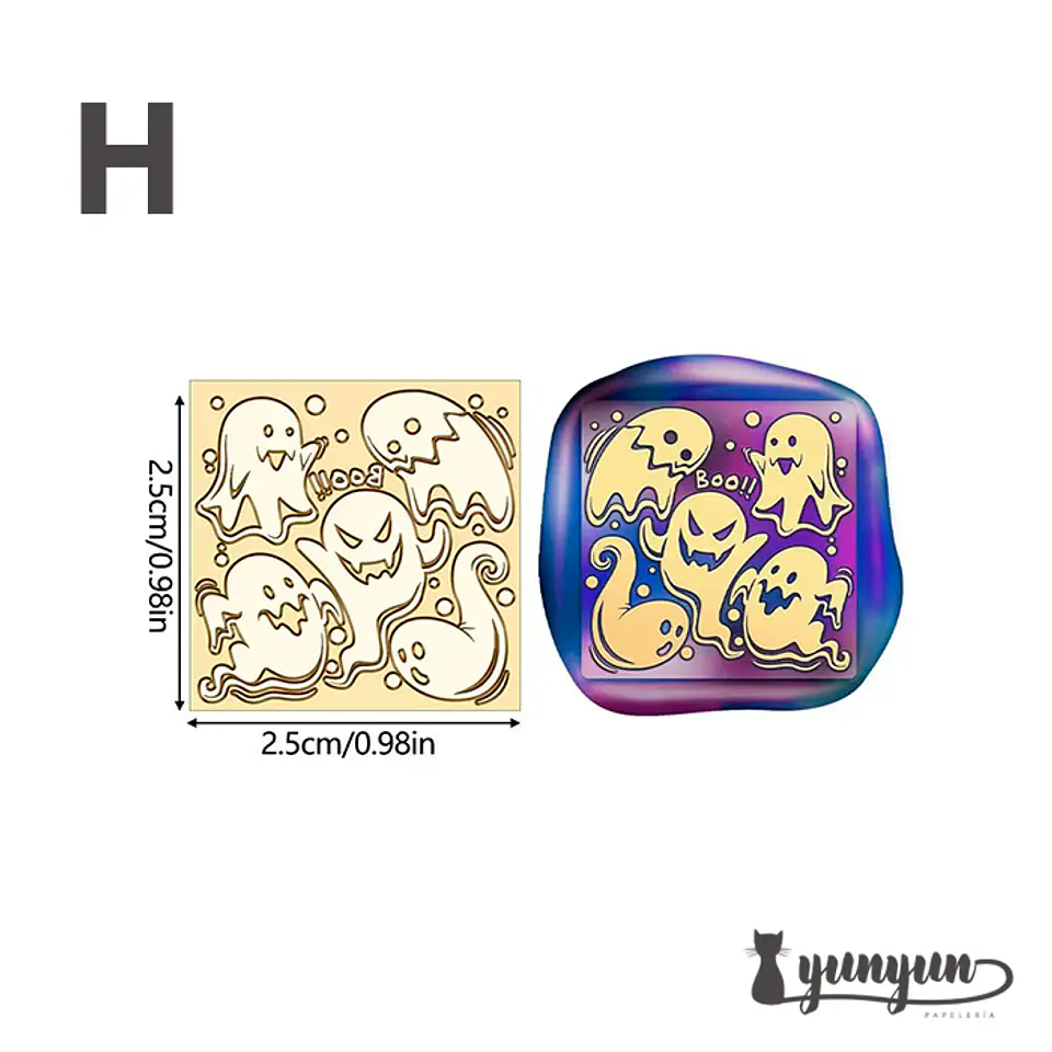 Cabezal Sello de Lacre Halloween - 2,5cm 13