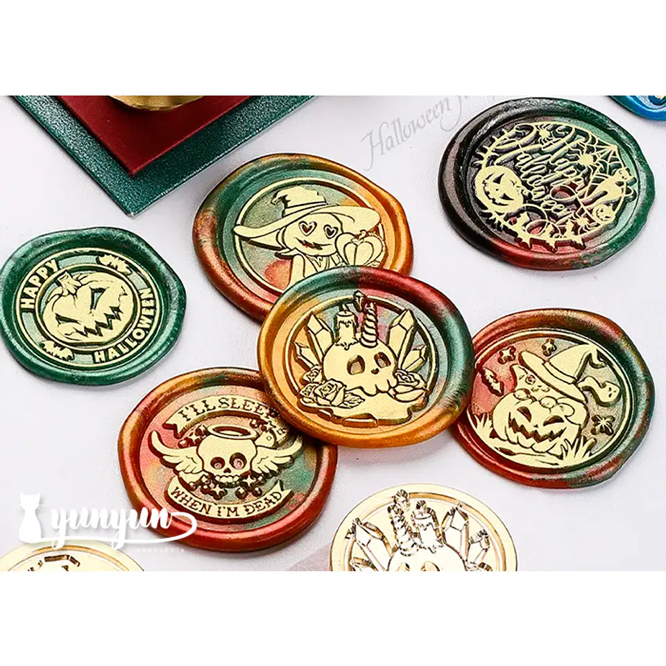 Cabezal Sello de Lacre Halloween - 2,5cm 4