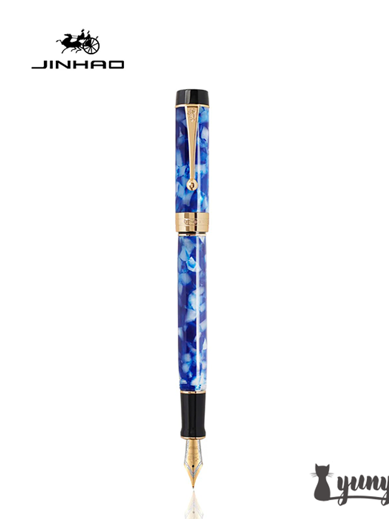 Pluma JINHAO 100 Century Series -  Deep Blue Sea 2