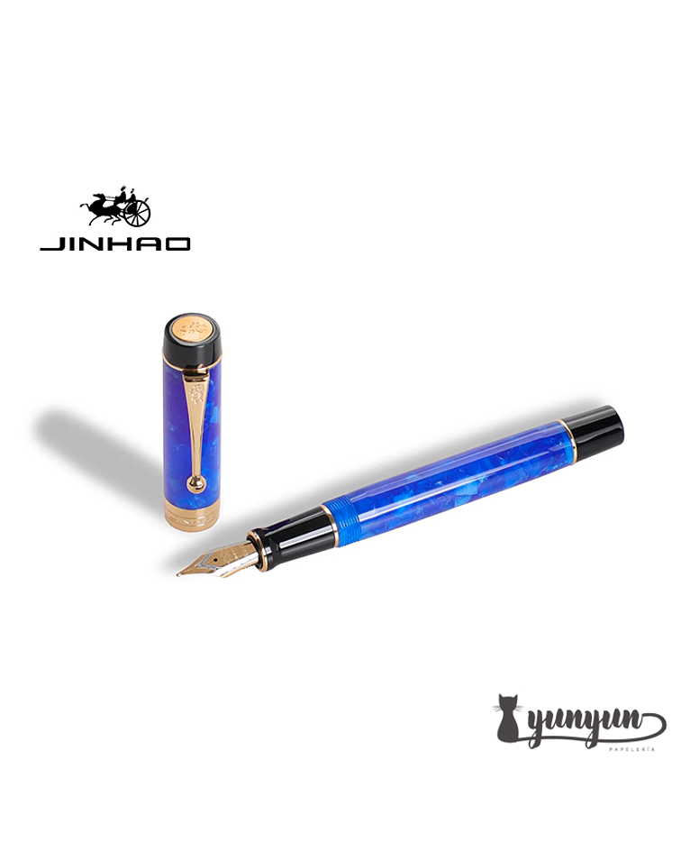 Pluma JINHAO 100 Century Series -  Deep Blue Sea