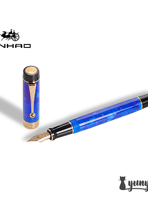Pluma JINHAO 100 Century Series -  Deep Blue Sea