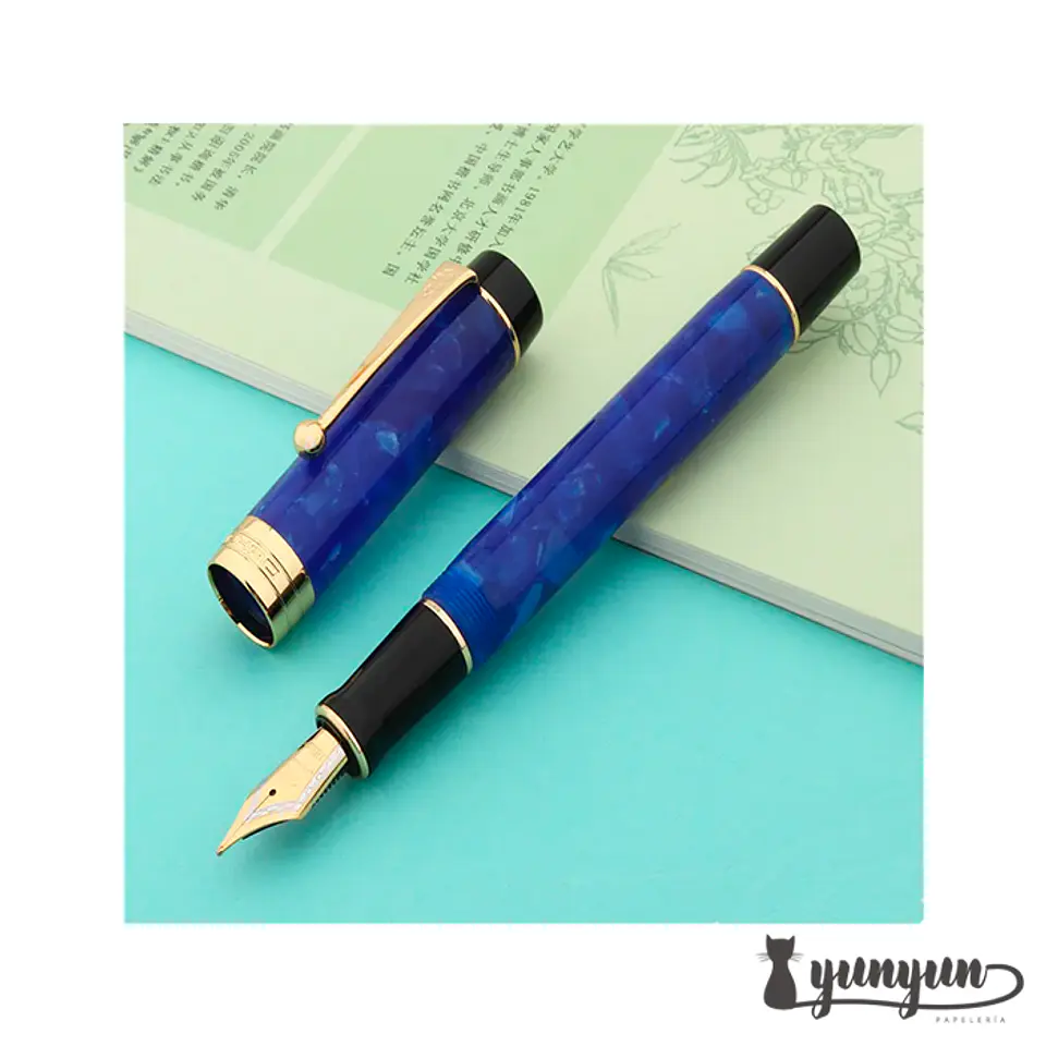 Pluma JINHAO 100 Century Series -  Deep Blue Sea 3
