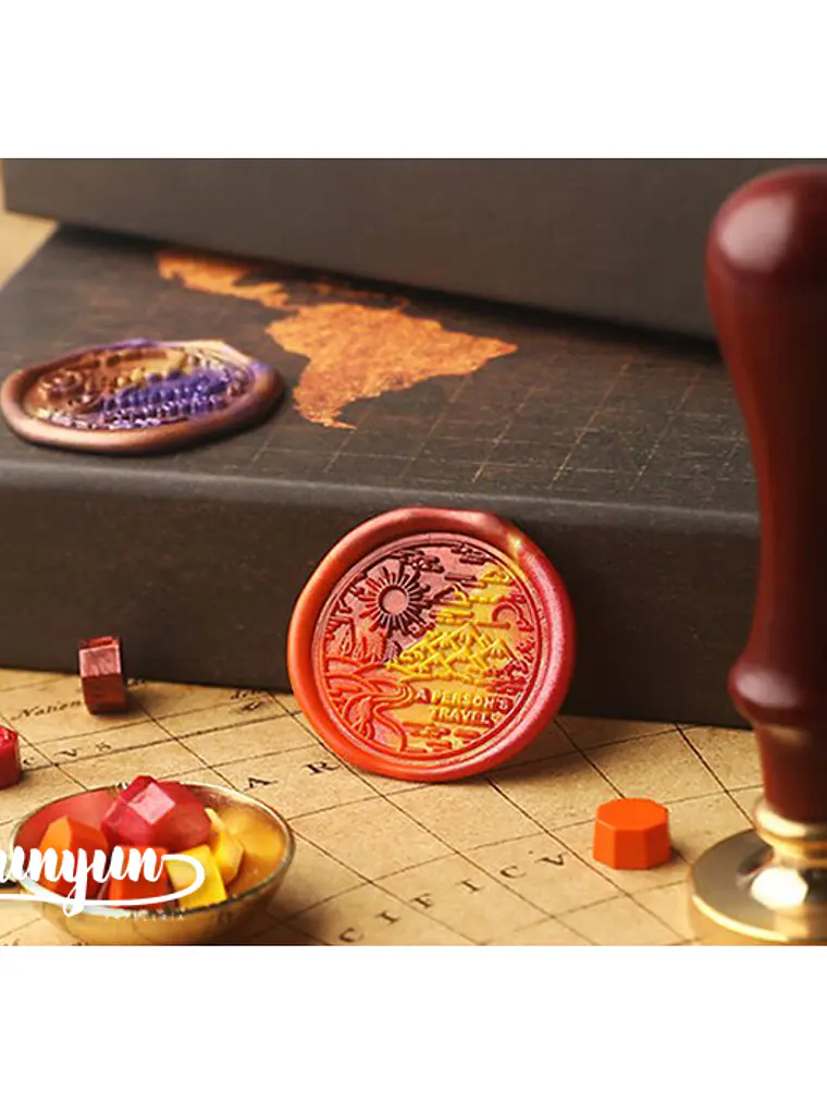 Box Sellos de Lacre Mapa Mundi (F) - 7 pzas 3