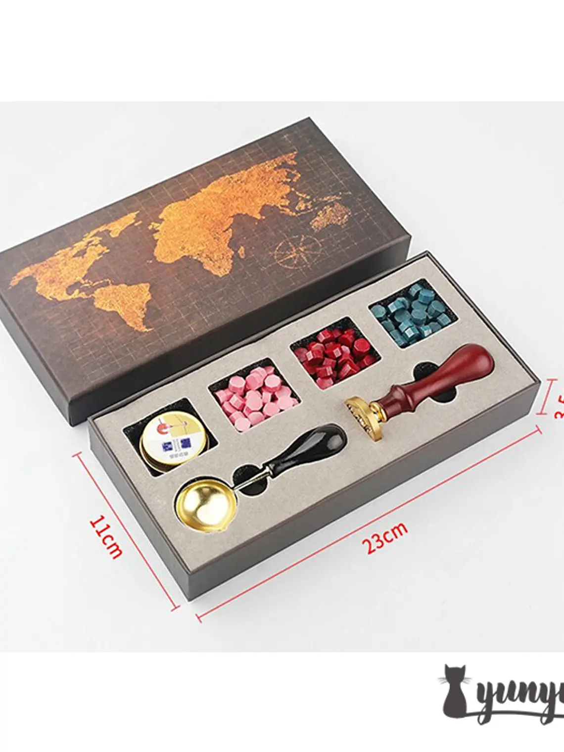 Box Sellos de Lacre Mapa Mundi (F) - 7 pzas 6