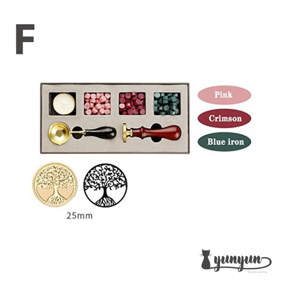 Box Sellos de Lacre Mapa Mundi (F) - 7 pzas 1