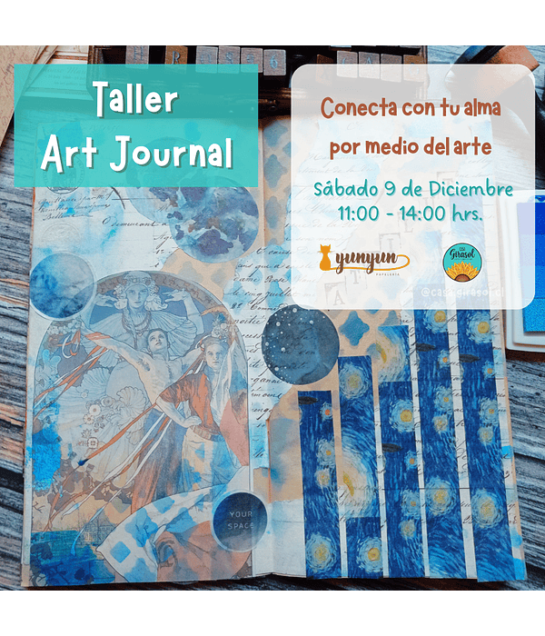 Taller Presencial Art Journal  NIVEL I Viña del Mar - 9 de diciembre