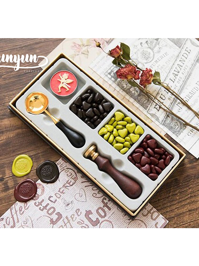 Kit Sello de Lacre Letteng - Arbol de la Vida 1