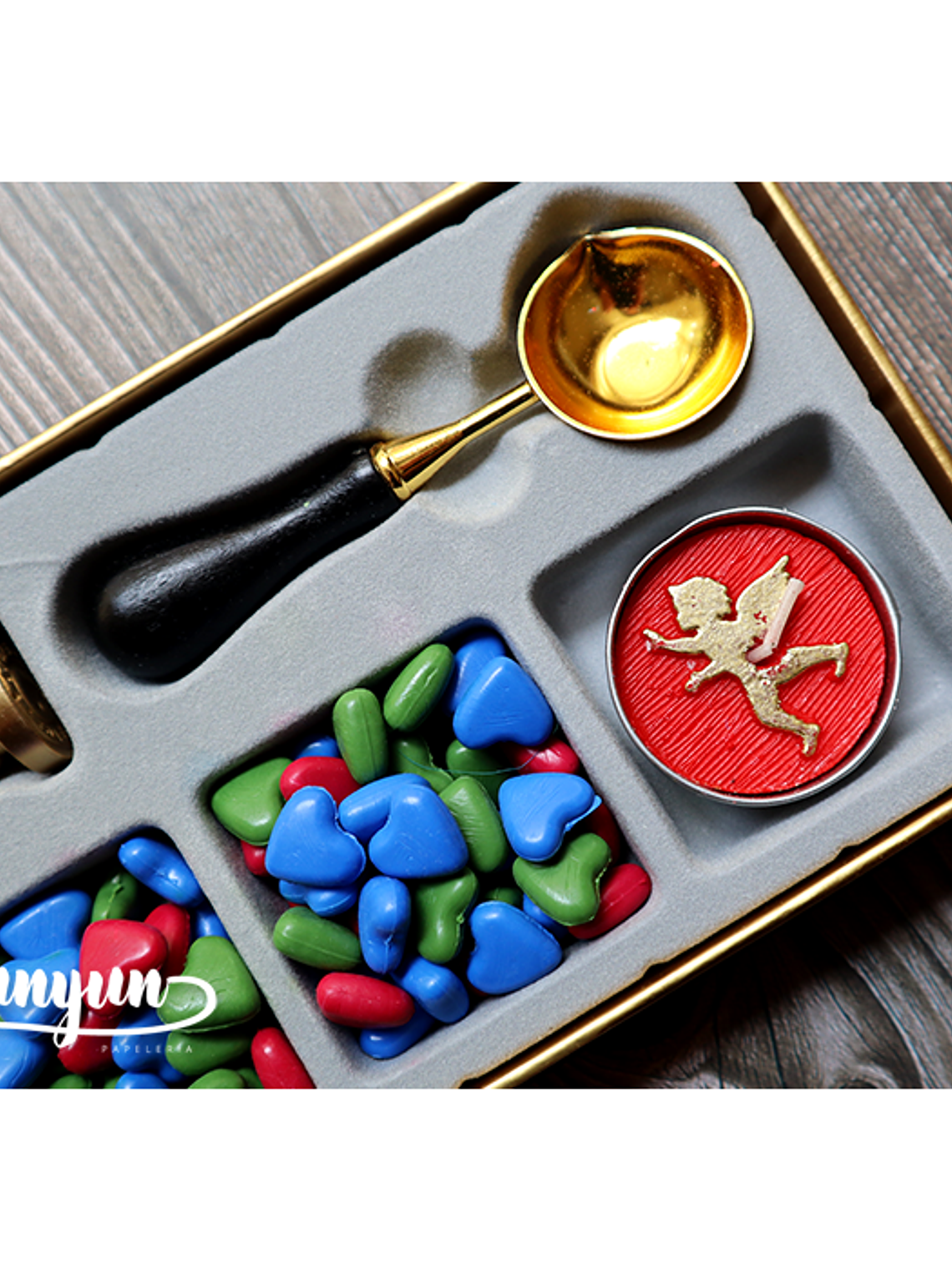 Kit Sello de Lacre Letteng - I Love You 2