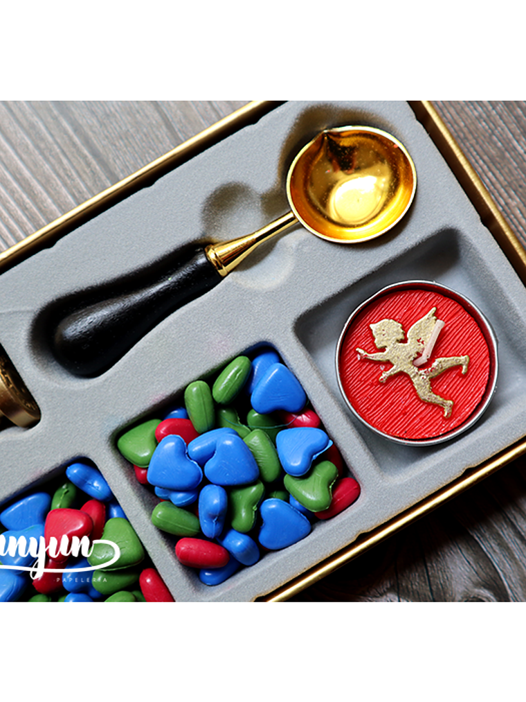 Kit Sello de Lacre Letteng - I Love You 2