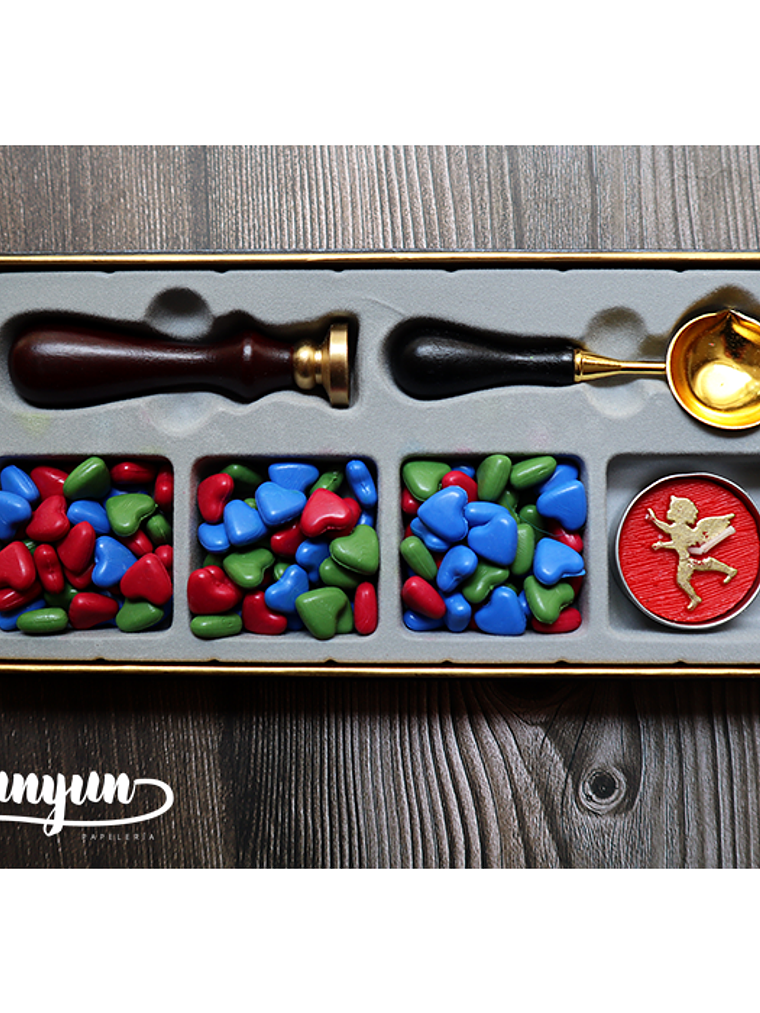 Kit Sello de Lacre Letteng - I Love You 1