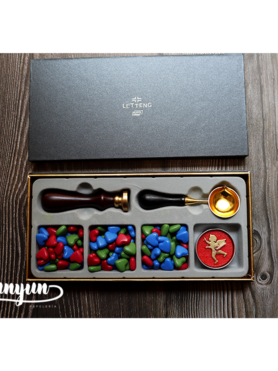 Kit Sello de Lacre Letteng - I Love You 5