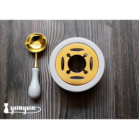 Horno + Cuchara para Sellos de Lacre - Blanco