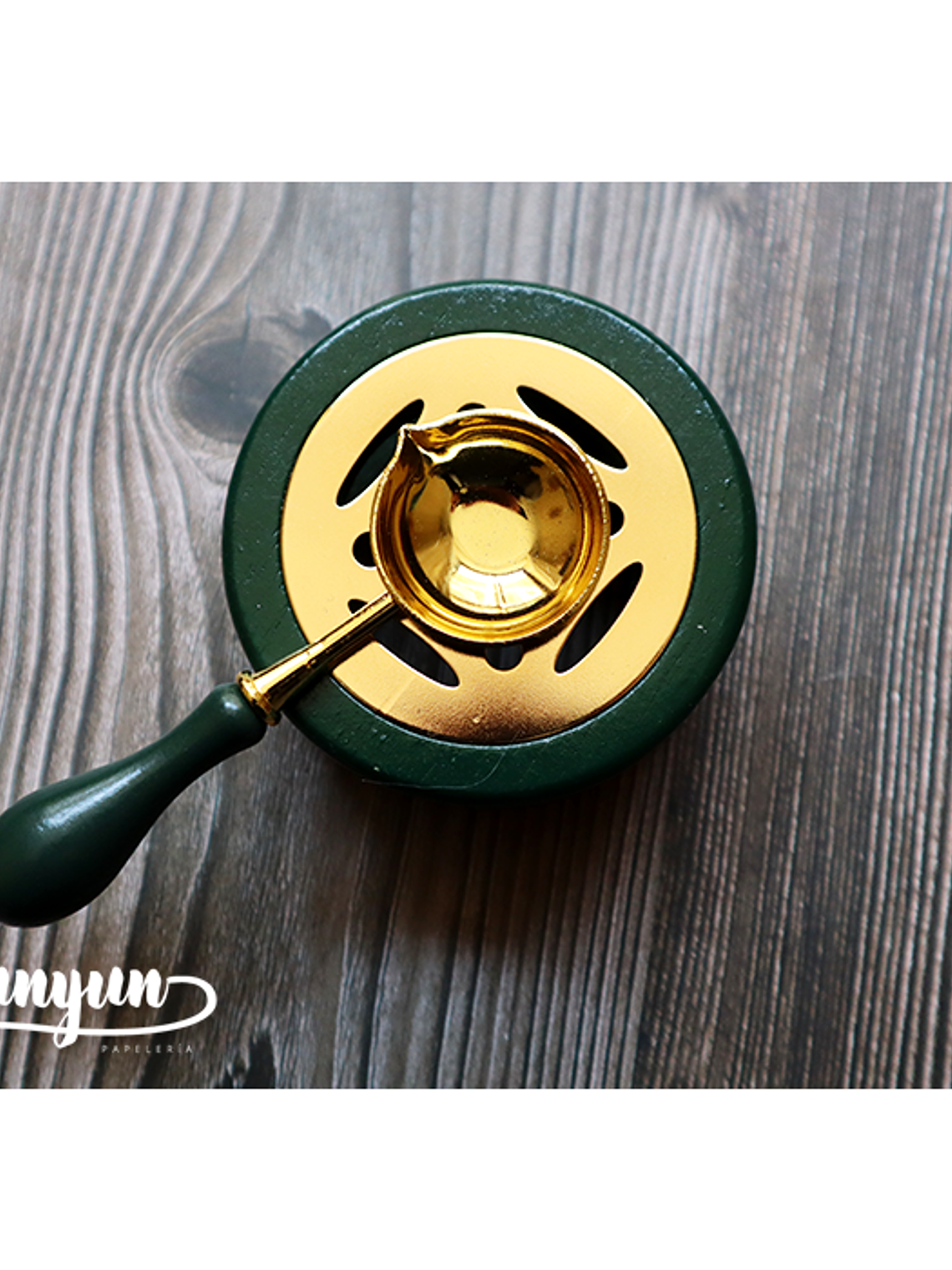 Horno + Cuchara para Sellos de Lacre - Verde 2
