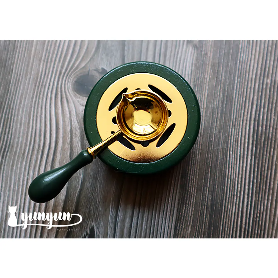 Horno + Cuchara para Sellos de Lacre - Verde 2