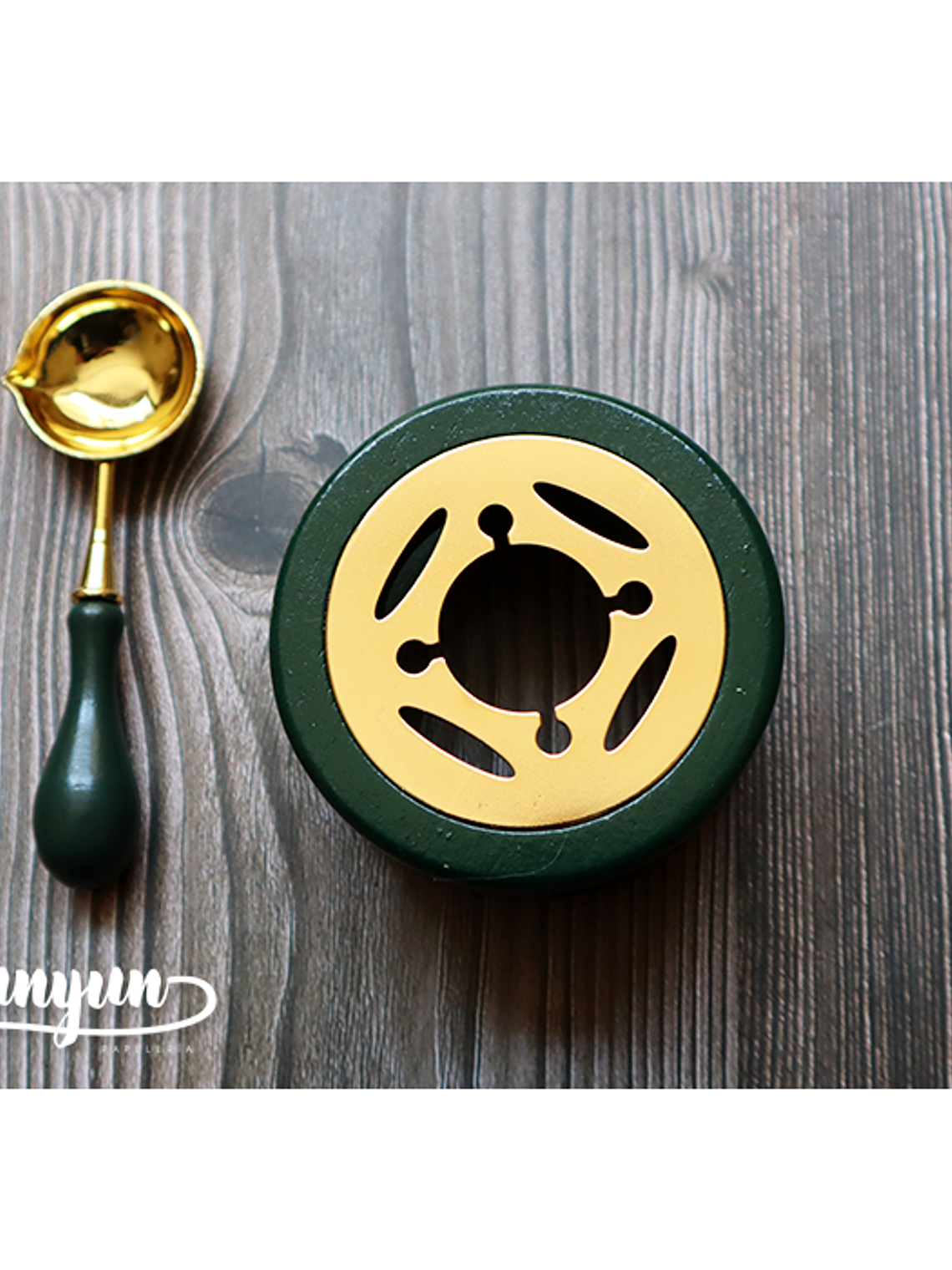 Horno + Cuchara para Sellos de Lacre - Verde 1