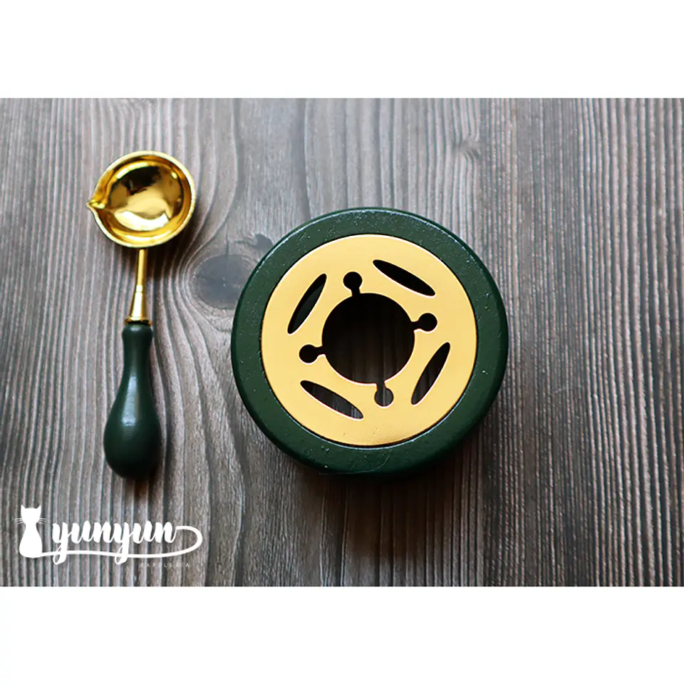 Horno + Cuchara para Sellos de Lacre - Verde 1