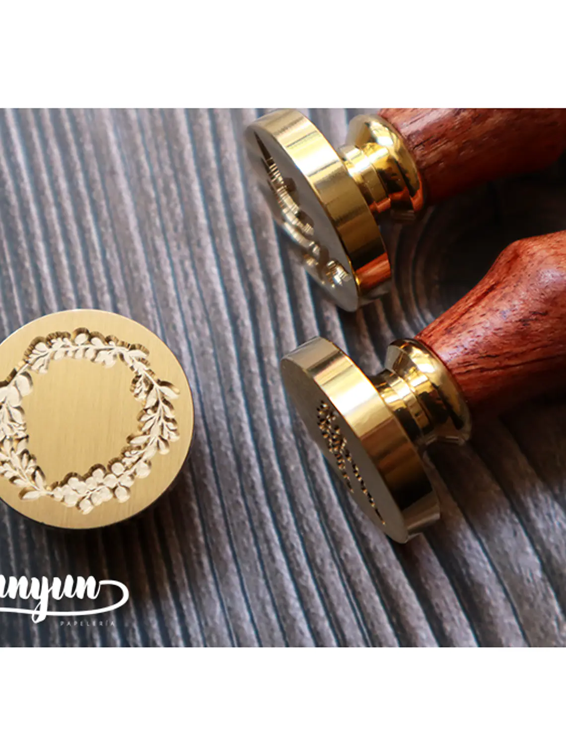 Sello de Lacre Corona Botánica II -2,5cm 3