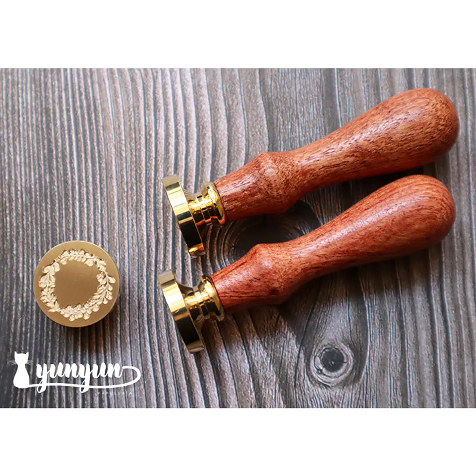Sello de Lacre Corona Botánica II -2,5cm 4